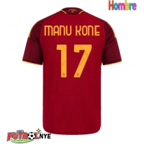 Camiseta AS Roma Manu Kone #17 Primera Equipación 2026-27 manga corta